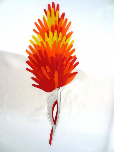 Аппликация Олимпийский огонь