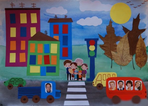 Аппликация на тему детский сад