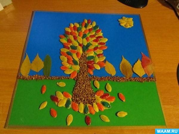 Аппликации осенний город (41 фото)