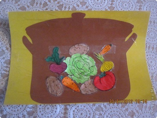 Поделки по теме овощи