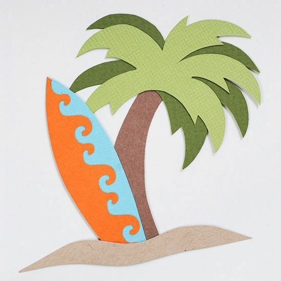 Аппликация Пальма