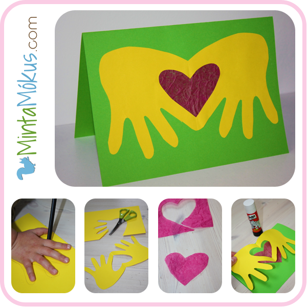 Поделка открытка на день рождения