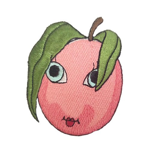 Детская аппликация персик