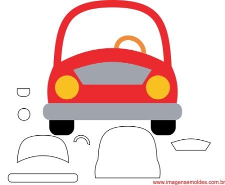 Аппликации для детей машинки