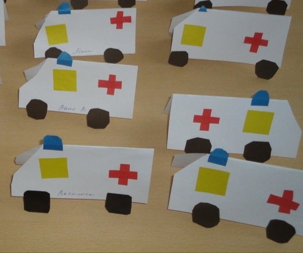 Аппликация в средней группе на тему профессии