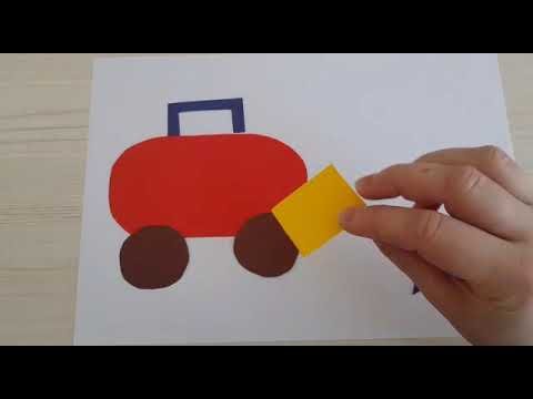 Аппликация пылесос в средней группе