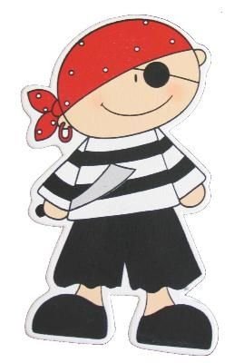 Аппликация пират