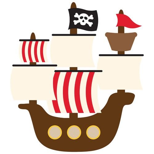 Аппликация пират