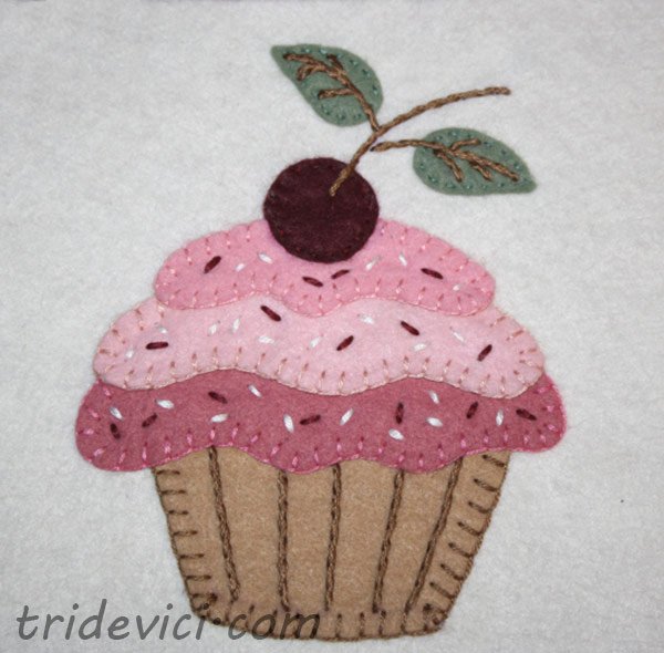 Пироженки из фетра лекала