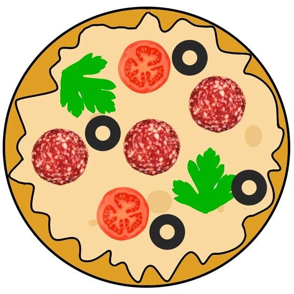 Пицца аппликация