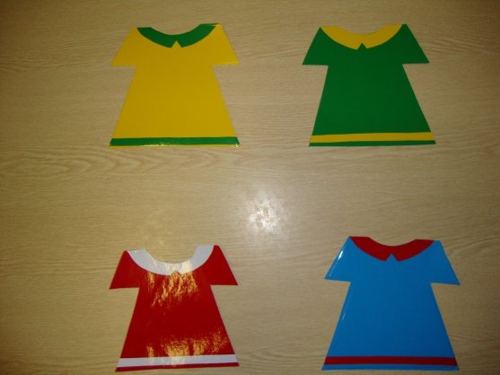 Платье для аппликации в детском саду