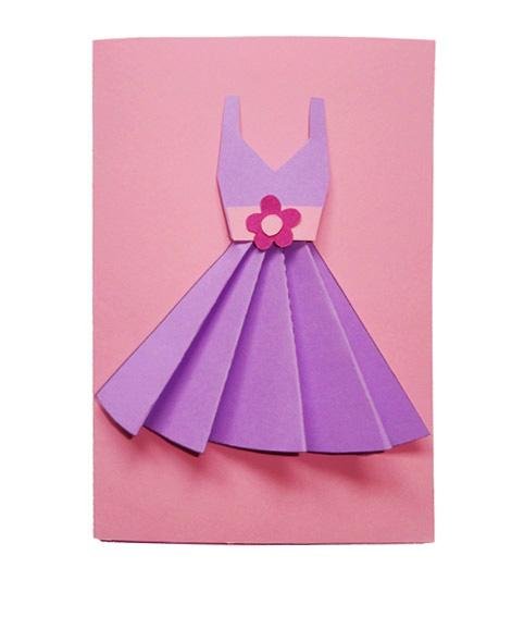 Аппликация платье для мамы