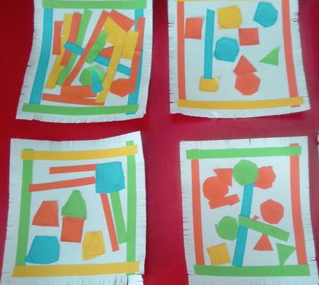 Аппликация красивая салфеточка средняя группа