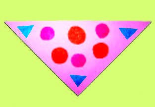 Аппликация платочек младшая группа