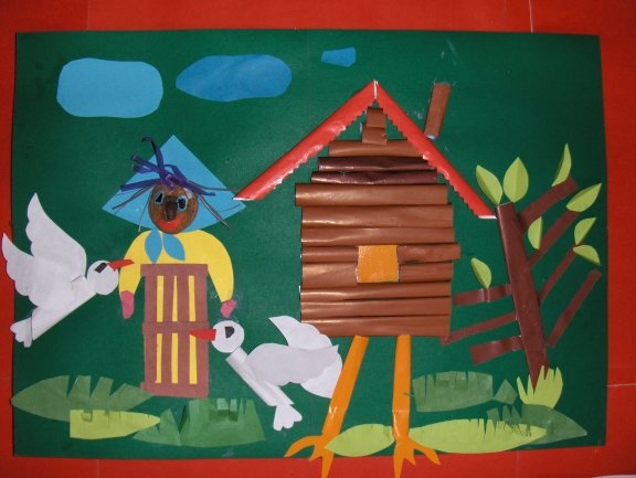 Аппликация на тему сказки