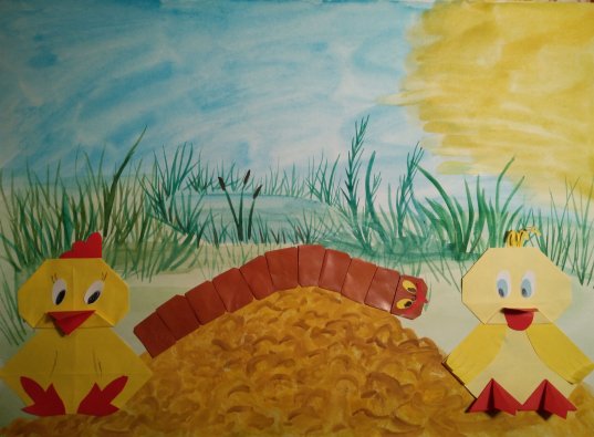 Рисование по сказкам Сутеева в подготовительной группе