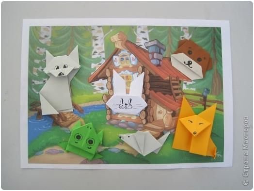 Аппликация на тему Теремок