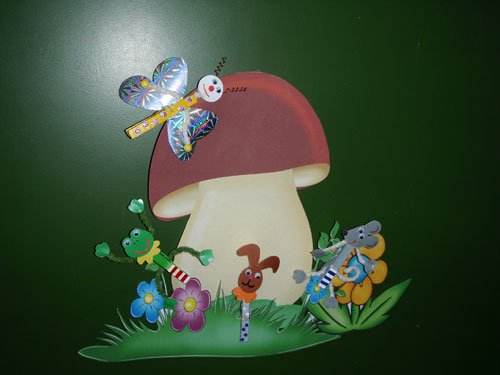 Театр по сказке Сутеева под грибом