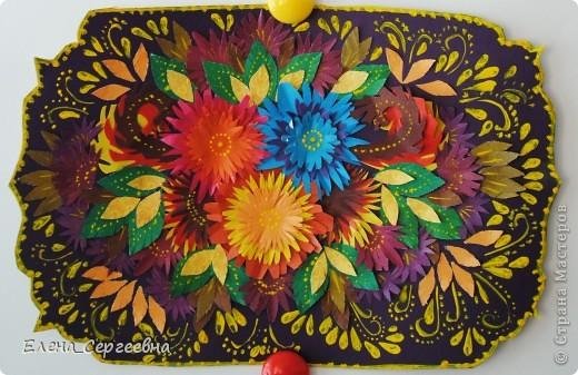 Поделка Жостовский поднос