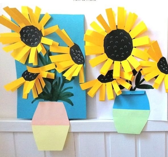 Поделка подсолнух