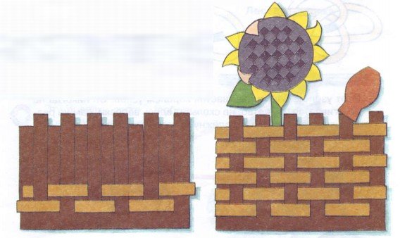 Плетение из бумаги подсолнух