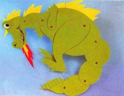 Аппликация двигающаяся