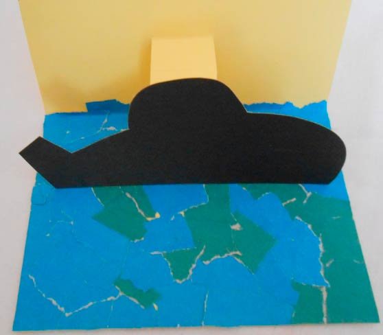 Аппликация подводная лодка