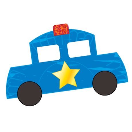 Машинка из цветной бумаги