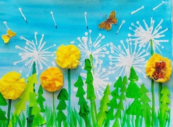 Аппликация лето