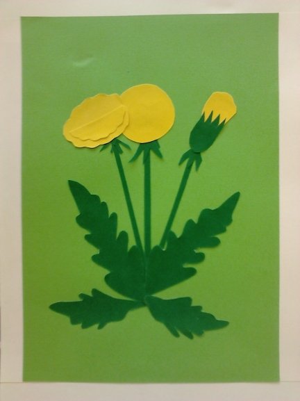 Поделка на тему одуванчика