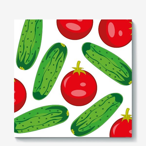 Аппликация огурец