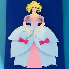 Объемная аппликация принцесса