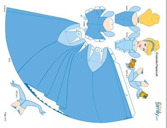 Объемные куклы принцессы