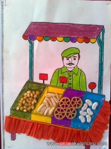 Шаблон продавец урожая