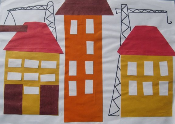 Аппликация дом