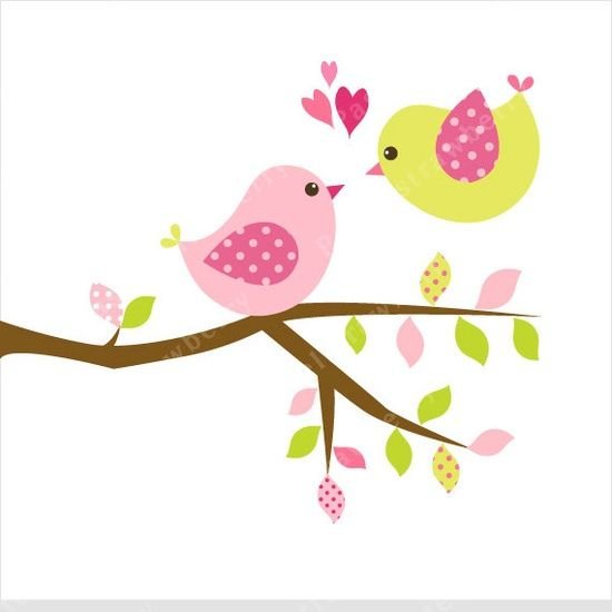 Веточка для аппликации с для птиц