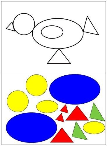 Геометрические фигуры для дошкольников