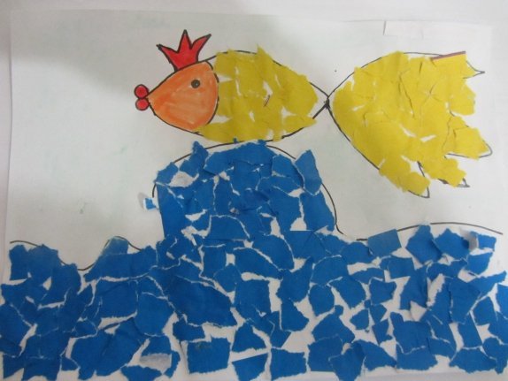 Аппликация в подготовительной группе на тему сказки