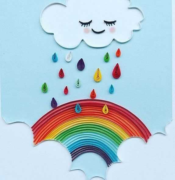 Аппликация Радуга