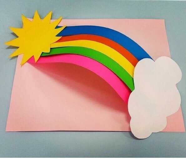 Поделка Радуга для дошкольников