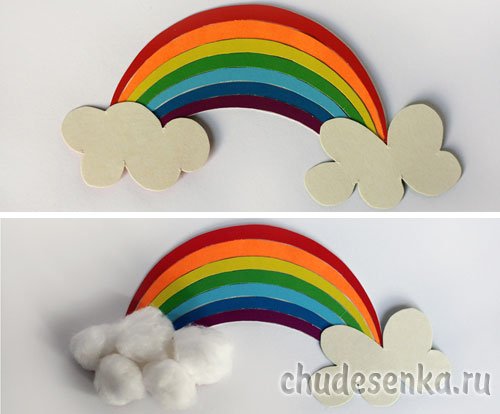 Радуга из бумаги