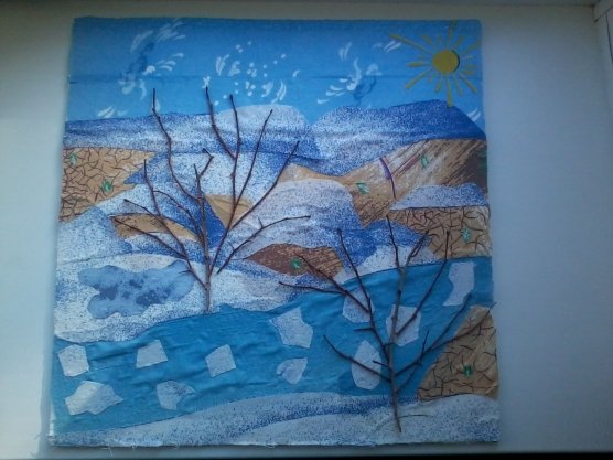 Аппликация на весеннюю тематику