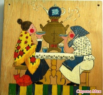 Сказочные герои на разделочные досках