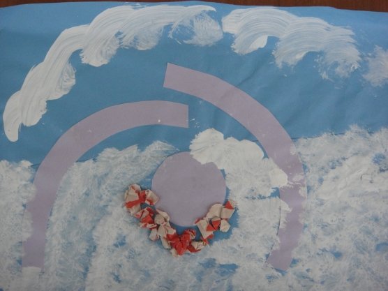 Аппликация блокада Ленинграда разорванное кольцо