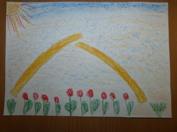 Рисование разорванное кольцо блокадного Ленинграда