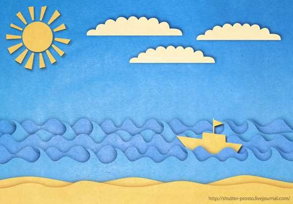 Аппликация море