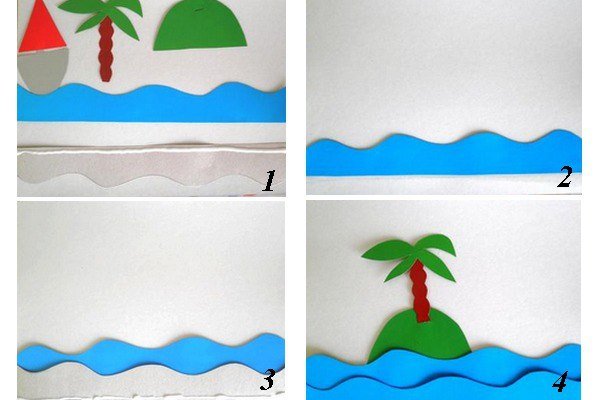 Аппликация море