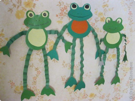 Аппликация Лягушонок