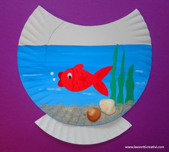 Аппликация аквариум