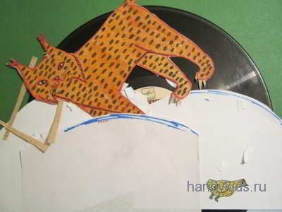 Аппликация Рысь